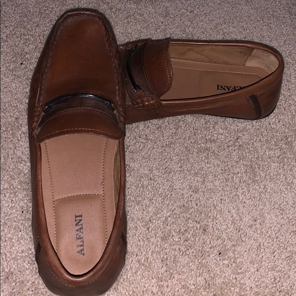 Alfani leather dress shoes